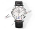 Swiss 9015 Longines Conquest Heritage White Dial SS Case Replica Watches 